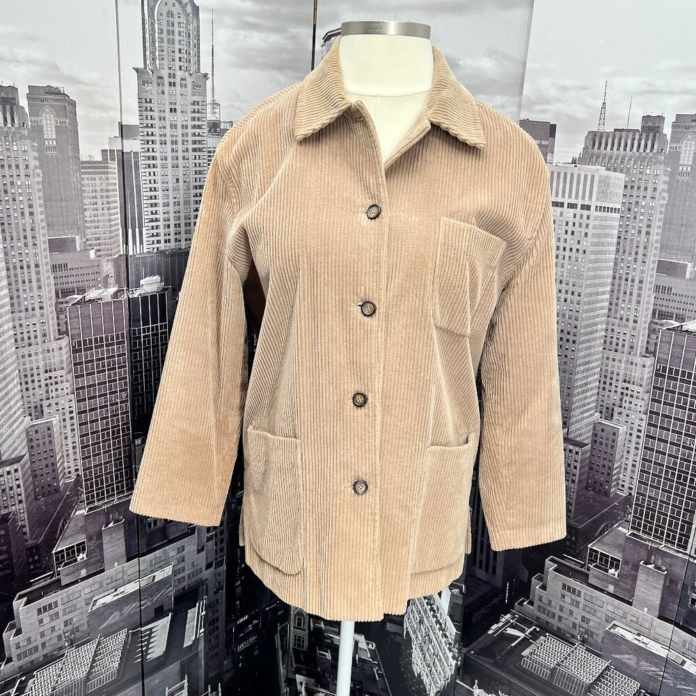 Talbots Corduroy Button Down Jacket - image 2